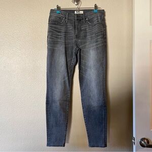 NWT Madewell 9” High Riser Skinny Skinny Jeans in Shaw Wash size 30